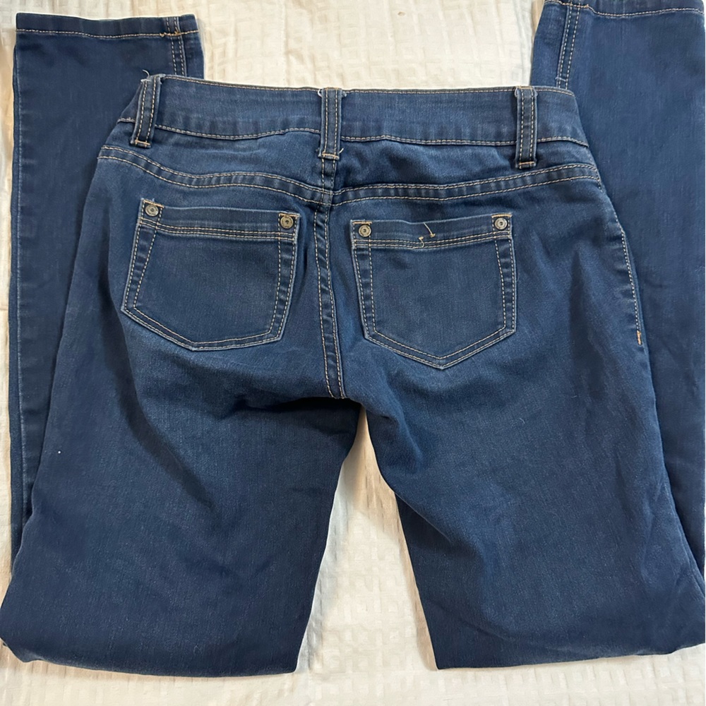 Red camel jeans